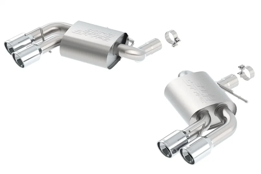 With Dual Tips Axle-Back Exhaust System S-Type for 2016-2023 Chevrolet Camaro SS