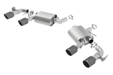 With Dual Mode Exhaust (NPP) Axle-Back Exhaust System ATAK for 2016-2023 Chevrolet Camaro SS image 1