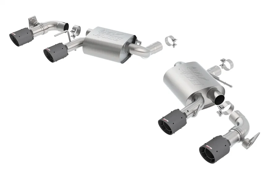 With Dual Mode Exhaust (NPP) Axle-Back Exhaust System ATAK for 2016-2023 Chevrolet Camaro SS