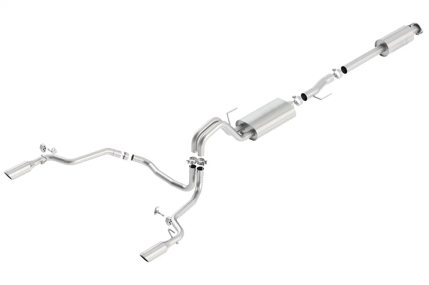 Cat-Back Exhaust System S-Type for 2015-2020 Ford F-150 2.7L/ 3.5L EcoBoost/ 5.0L V8/ 2018-2020 3.3L V6