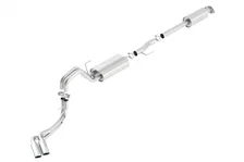 Cat-Back Exhaust System Touring for 2015-2020 Ford F-150 2.7L/ 3.5L EcoBoost/ 5.0L V8/ 2018-2020 3.3L V6 image 1
