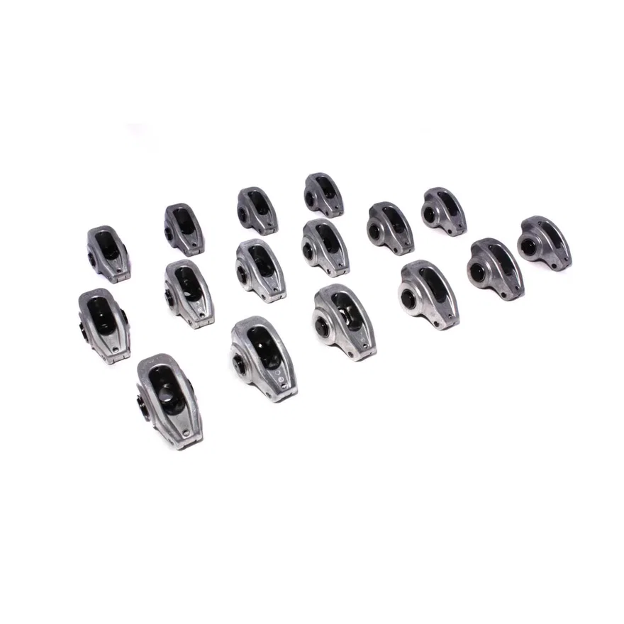 High Energy Aluminum 1.6 Ratio Roller Rocker Set for SBC 265-400 w/ 3/8" Stud