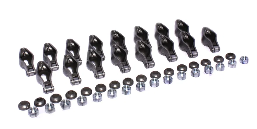 Magnum Roller 1.6 Ratio Rocker Arm Set for '88+ Chevrolet SBC w/ 3/8" Stud