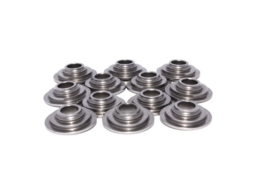 7 Tool Steel Retainer Set of 12, 11/32" Valve w/ 26926 Springs in Non-LS Engine