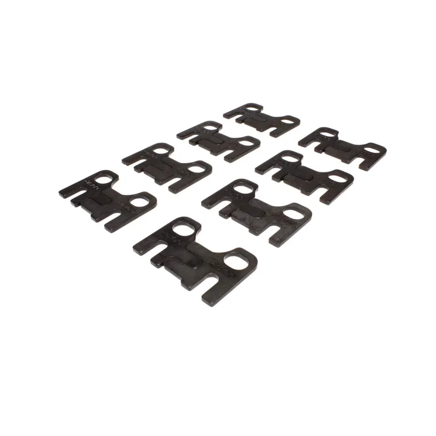 Flat 2 Piece Adjustable Guide Plate Set SBC/289-351W w/ 3/8" Pushrod 7/16" Stud