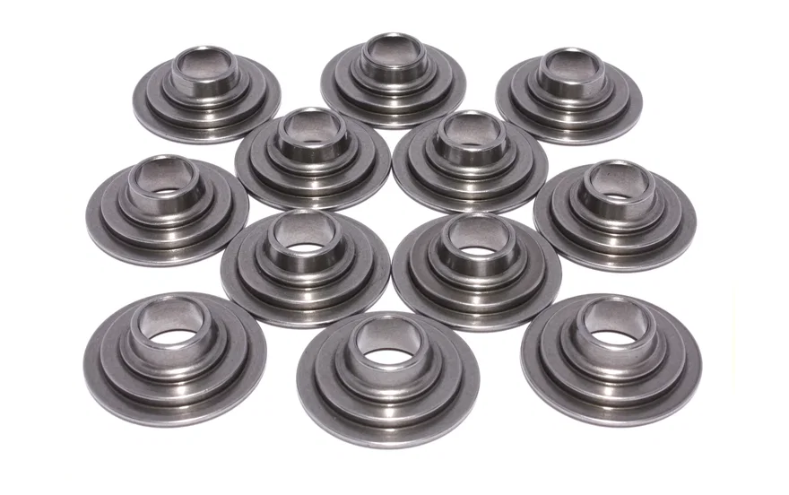 10 Degree Tool Steel Retainer Set of 12 All Valves w/ 1.500"-1.550" O.D. Springs