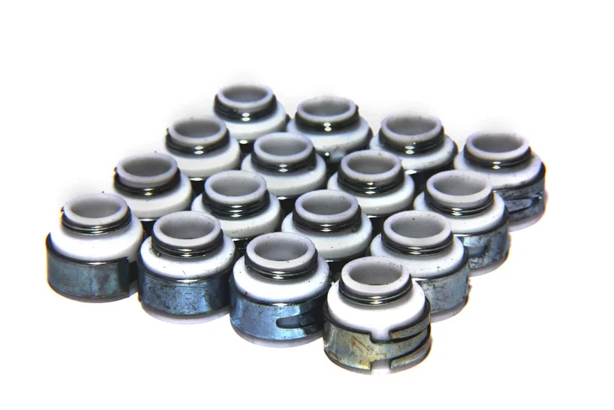 Set of 16 PTFE Valve Seals for .530" Guide Size, 3/8" Valve Stem