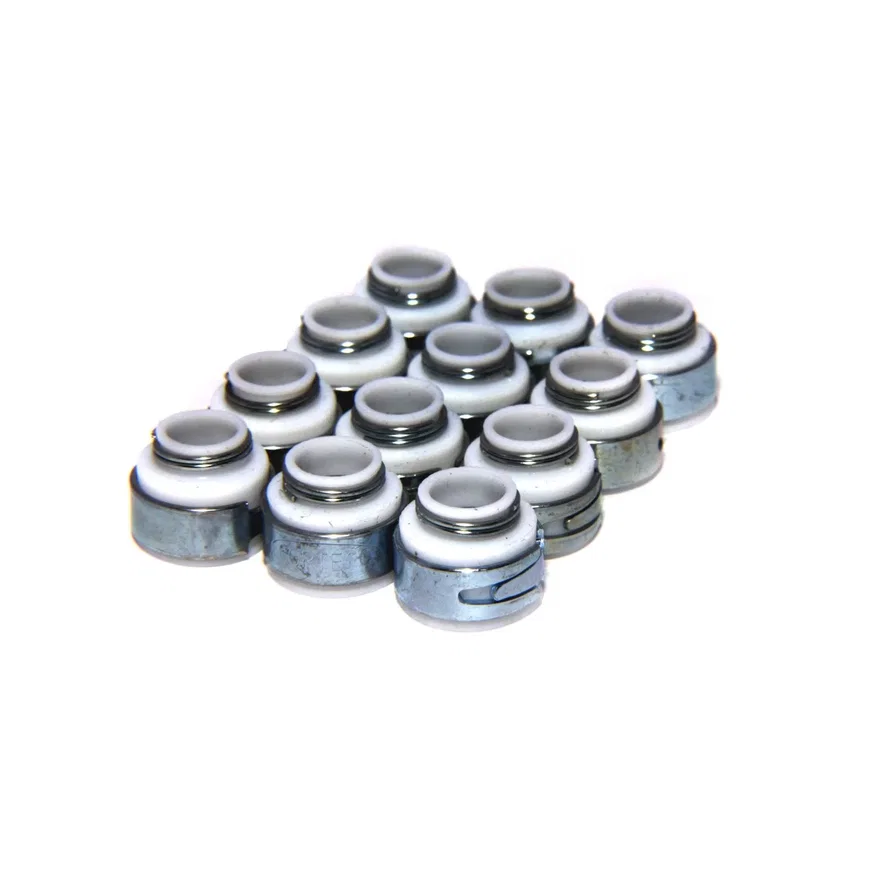 Set of 12 PTFE Valve Seals for .530" Guide Size, 11/32" Valve Stem