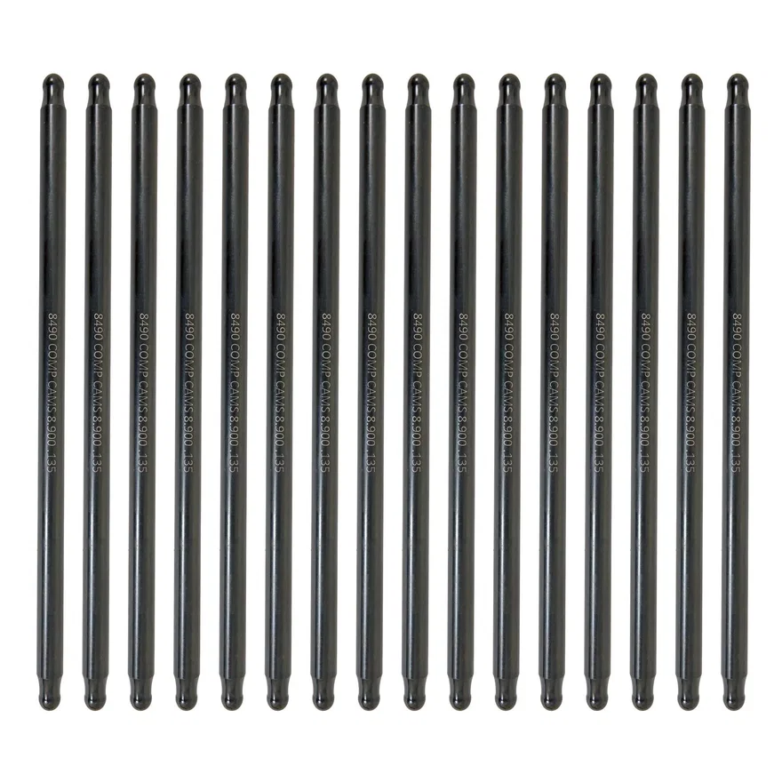 Hi-Tech One-Piece 8.900" Long, .135" Wall, 3/8" Diameter Pushrod Set