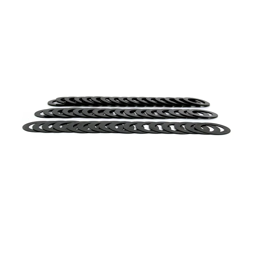 Valve Spring Shim Kit - 1.250" OD, .814" ID, .015", .030", .060" Thickness