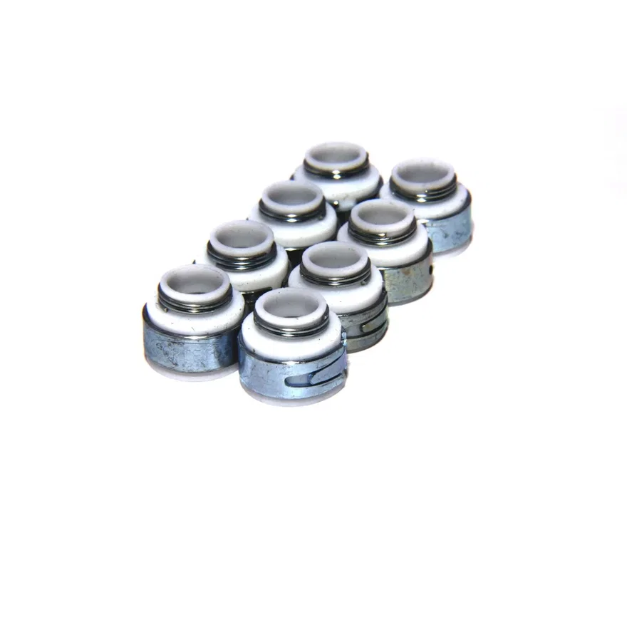 Set of 8 PTFE Valve Seals for .530" Guide Size, 11/32" Valve Stem