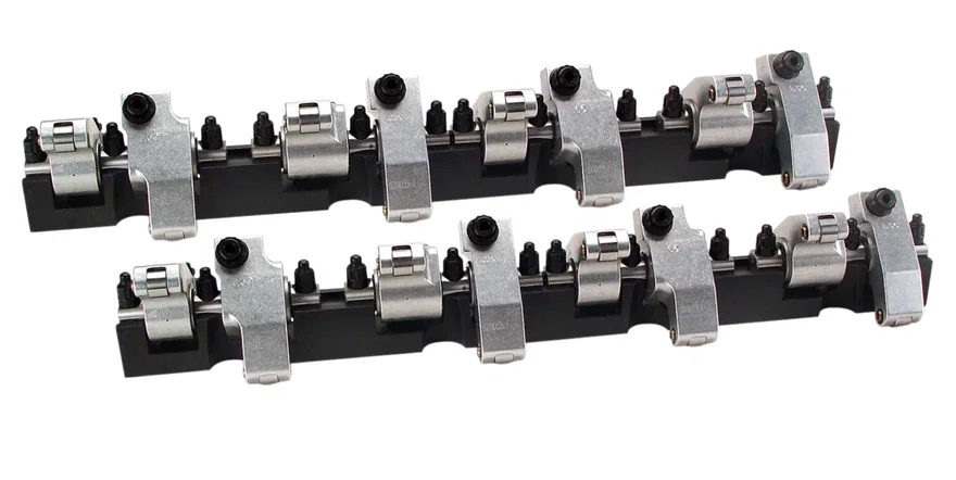 Shaft-Mount Aluminum 1.6/1.5 Ratio Rocker Kit for SBC w/ AFR 190-210