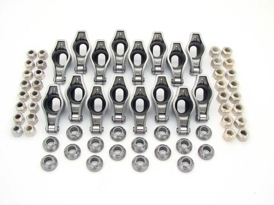 Magnum Roller 1.52 Ratio Rocker Arm Set for Pontiac 265-455 w/ 7/16" Stud