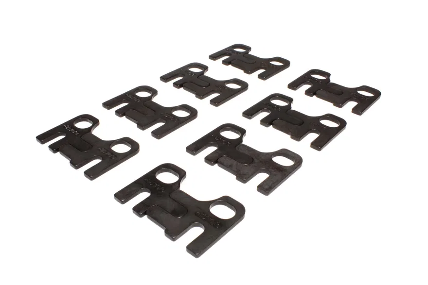 Flat 2 Piece Adjustable Guide Plate Set SBC/289-351W w/ 5/16" Pushrod 7/16" Stud