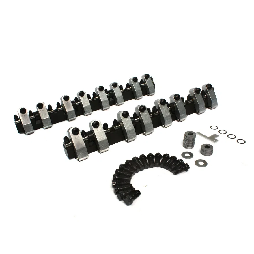 Shaft-Mount Aluminum 1.5 Ratio Rocker Kit for Pontiac w/ Edelbrock P8