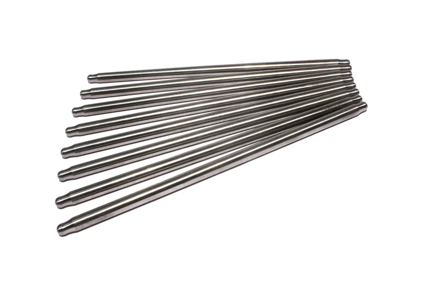 Hi-Tech One-Piece 9.650" Long, .135" Wall, 3/8" Diameter Pushrod Set of 8
