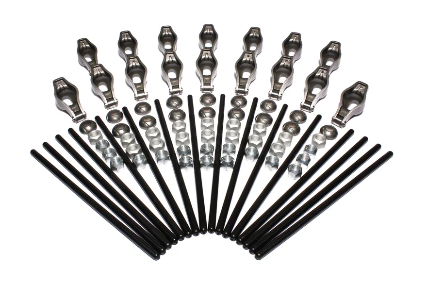Magnum 1.65 Rocker Arm and Magnum Pushrod Kit for Pontiac 326-455 V8