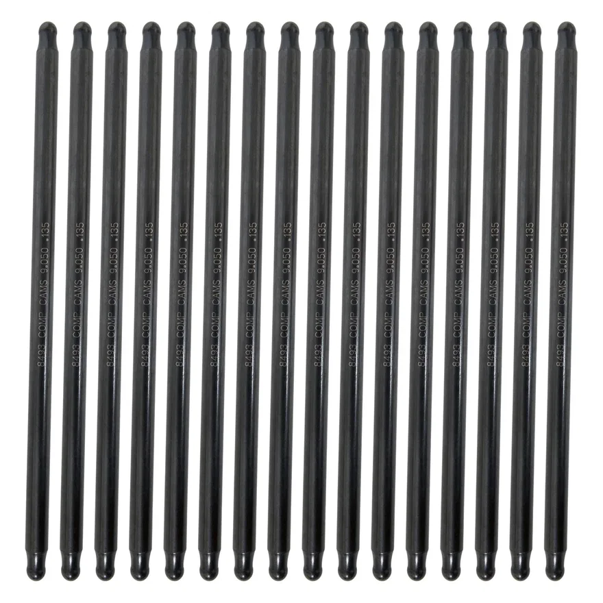 Hi-Tech One-Piece 9.050" Long, .135" Wall, 3/8" Diameter Pushrod Set