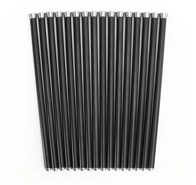 Magnum 9.03" Long, .080 Wall, 3/8" Diameter, 5/16" Cup, 3/8" Ball Pushrod - Set of 16