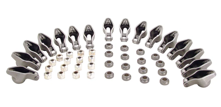Magnum Roller Nitrided 1.6 Ratio Rocker Arm Set Chevrolet Small Block 3/8" Stud