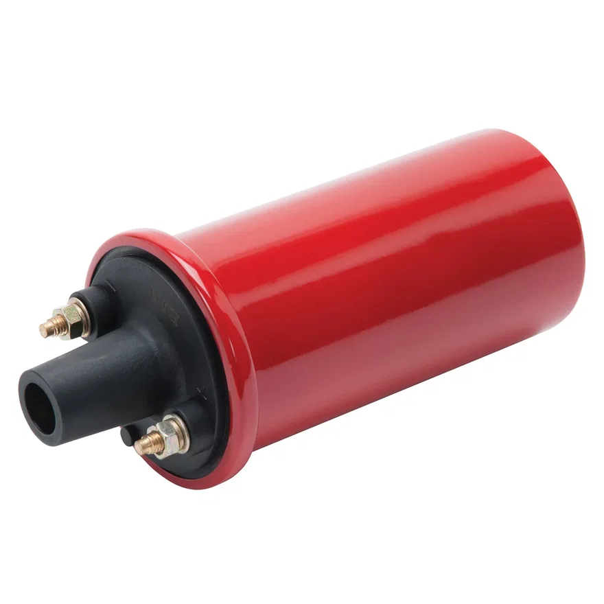 Max-Fire Ignition Electronic Oil Filled Ignition Coil in Red Finish (0.45 PR)