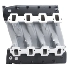 Cross-Ram Small Block Chevy LS3 Black Intake Manifold image 5
