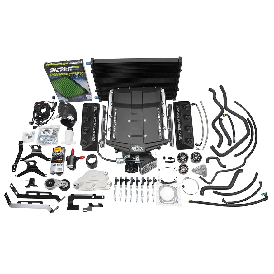 Supercharger Kit W/O TUNER #158380 for 2015-17 Ford Mustang 5.0L