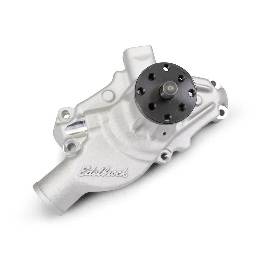 Water Pump for Small-Block Chevy in Satin Finish (Short)
