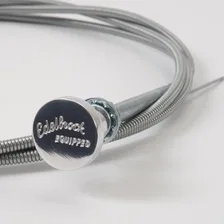 Universal Carburetor Choke Cable with Polished Knob image 3
