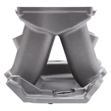 Victor Tunnel Ram 2-R EFI Big Block Chevy Intake Manifold Base Only image 4