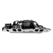 RPM Air-Gap Big Block Chevy 2-R Intake Manifold, Black Plasma Finish image 6