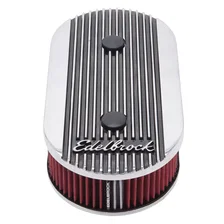 Elite II Air Cleaner #4272 with washable filter, polished finish image 3