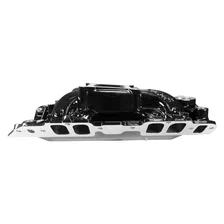 RPM Air-Gap Big Block Chevy 2-R Intake Manifold, Black Plasma Finish image 5