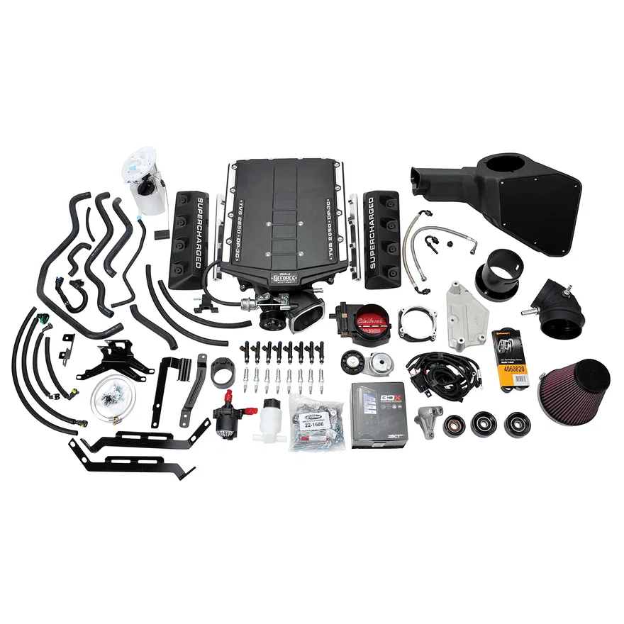 Supercharger Kit #15839 for 2015-17 Ford Mustang Modular Nose 5.0L V8, Stage 2