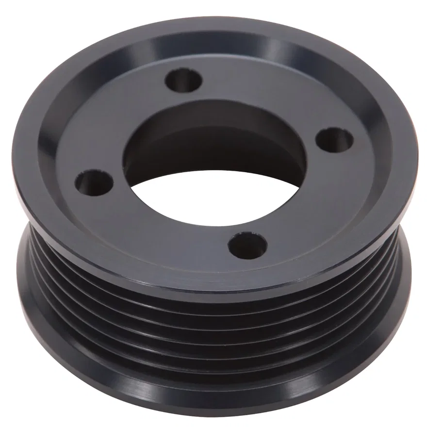 2.65" 6-Rib E-Force S/C Pulley in Black Finish for Stage 3 - Pro Tuner System