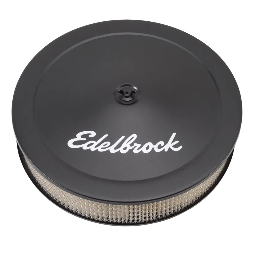 Pro-Flo Black 14" Round Air Cleaner with 3" Paper Element (Deep Flange)