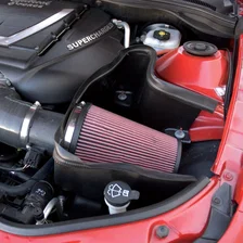 Competition Air Intake Kit for E-Force'd 2010-14 Camaro SS (uses factory MAFS) image 2