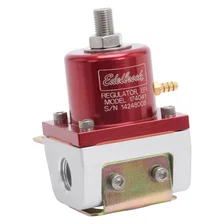 EFI Fuel Pressure Regulator -6 AN (180 GPH) in Red/Clear Finish image 2