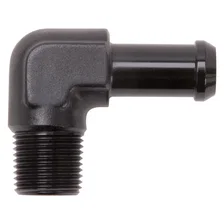Heater Hose End Fitting - 90Â° with 3/8" NPT and 1/2" Barb image 1