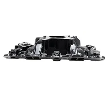 Performer EPS Intake Manifold for 1955-86 Small-Block Chevy, Black Plasma Finish image 2