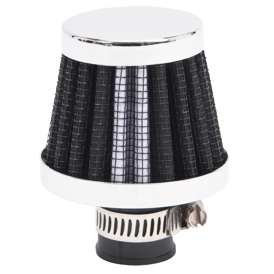 Conical Valve Cover Breather with 9mm Inlet in Black Element