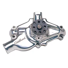 Water Pump for Small-Block Chevy in Polished Finish (Short) image 1