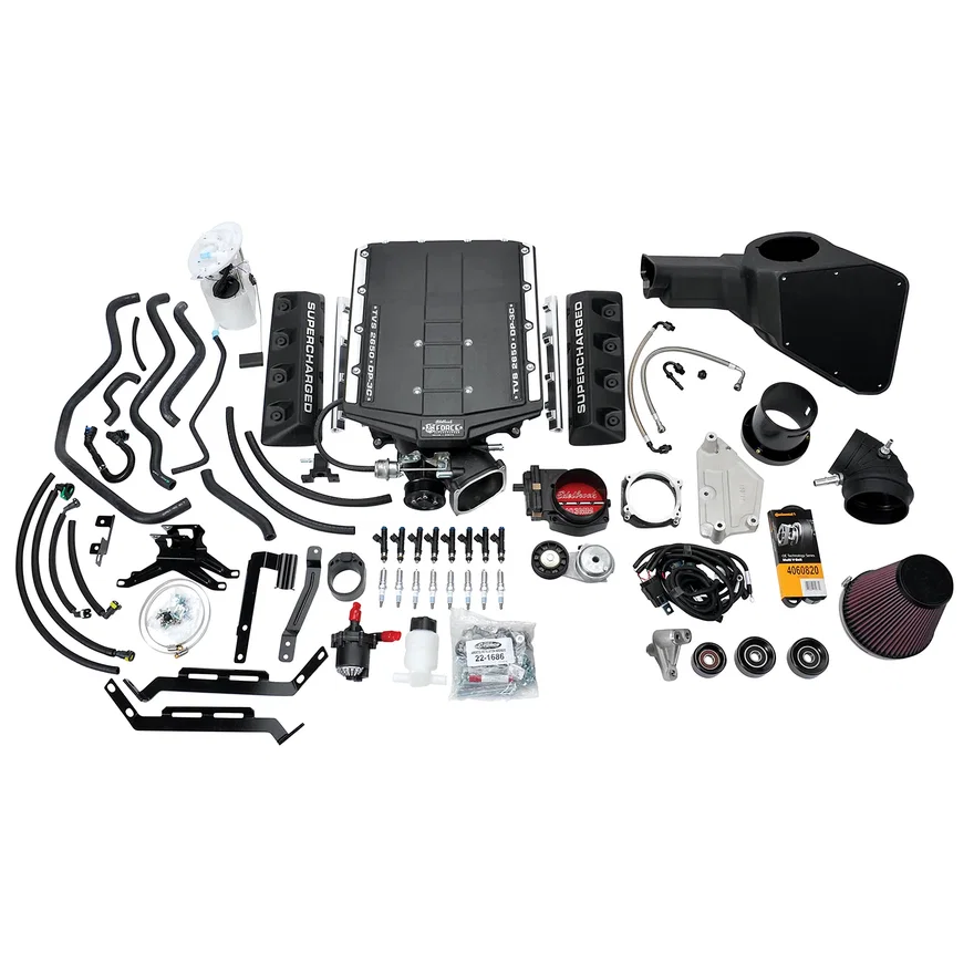 Supercharger Kit #148390 for 2015-17 Mustang Modular Nose 5.0L Stage 2, No Tuner