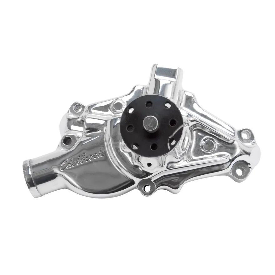 Water Pump for Small-Block Chevy Street Rods in Polished Finish
