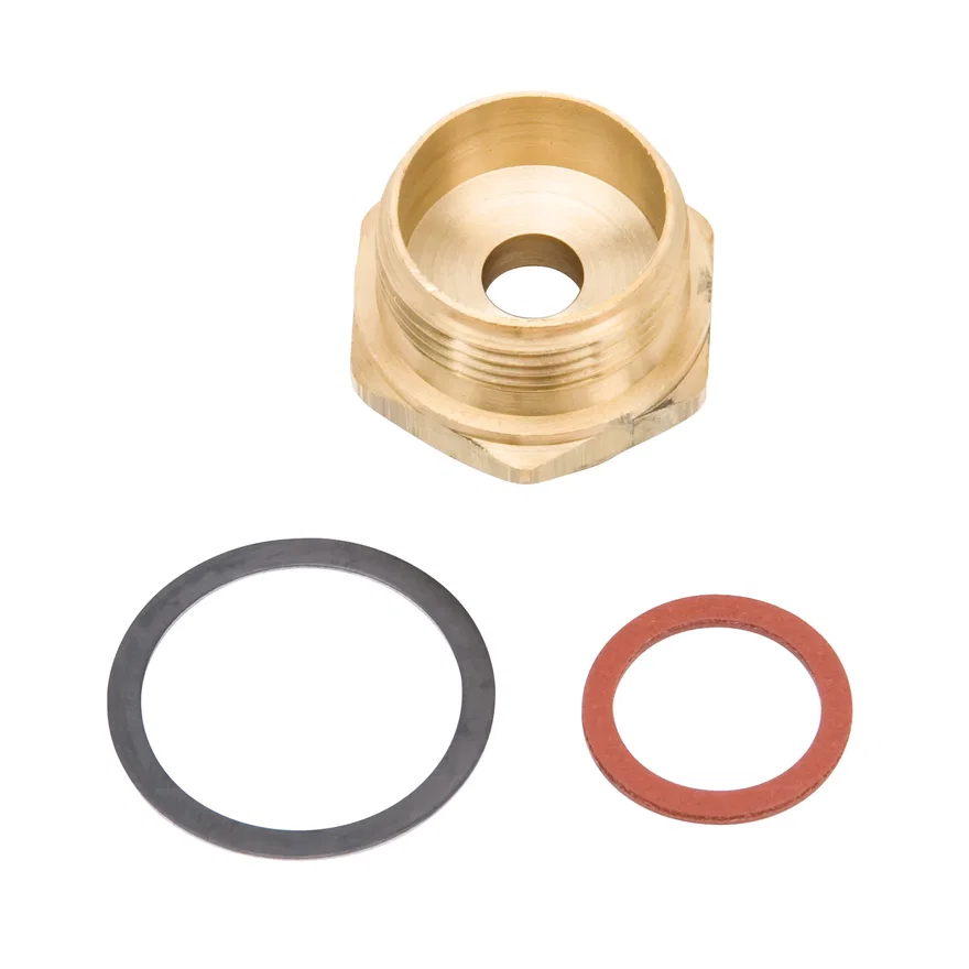 Fuel bowl inverted flare fuel inlet fitting
