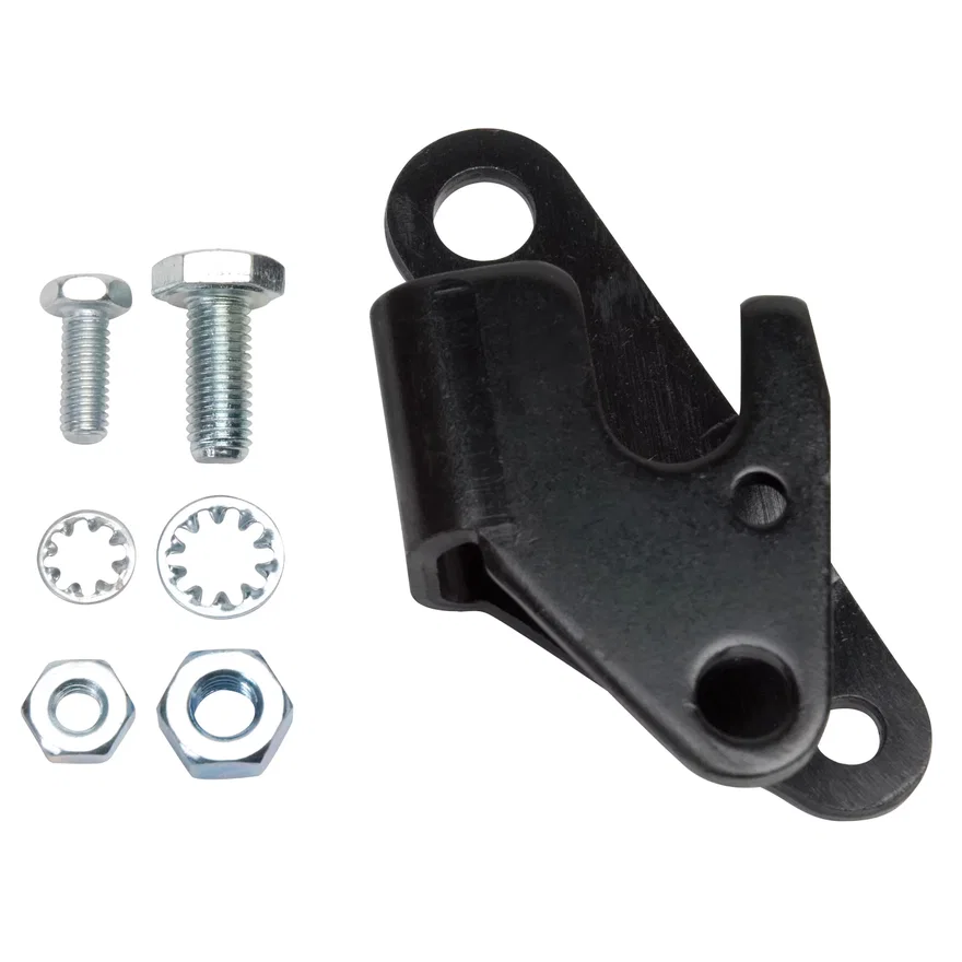 Chrysler Throttle Lever Adapter in Black Finish for 1966 and Later