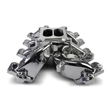 Performer RPM Small Block Chevy LS1 Intake Manifold Only, Chrome Plasma finish image 6