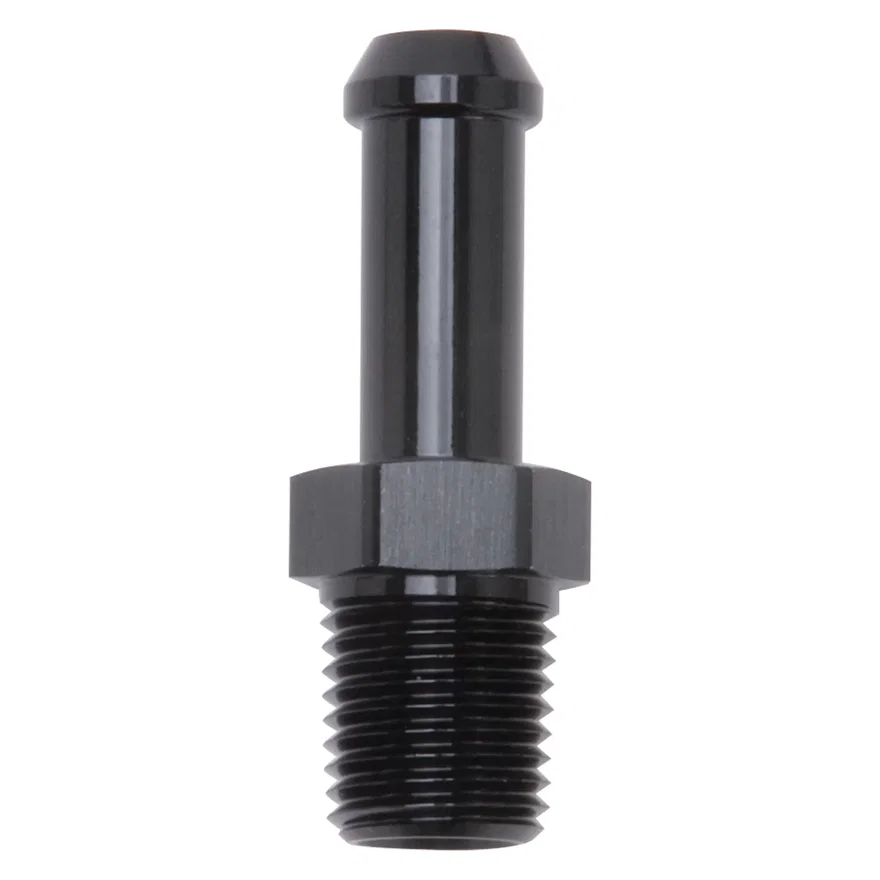 Heater Hose End Fitting - Straight with 1/4" NPT and 3/8" Barb