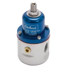 Carbureted Adjustable Bypass Fuel Pressure Regulator (160 GPH) in Blue Finish image 2