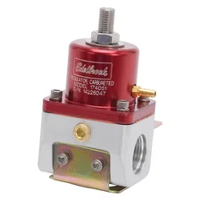 Carbureted Adjustable Bypass Fuel Pressure Regulator (180 GPH) in Red Finish image 2